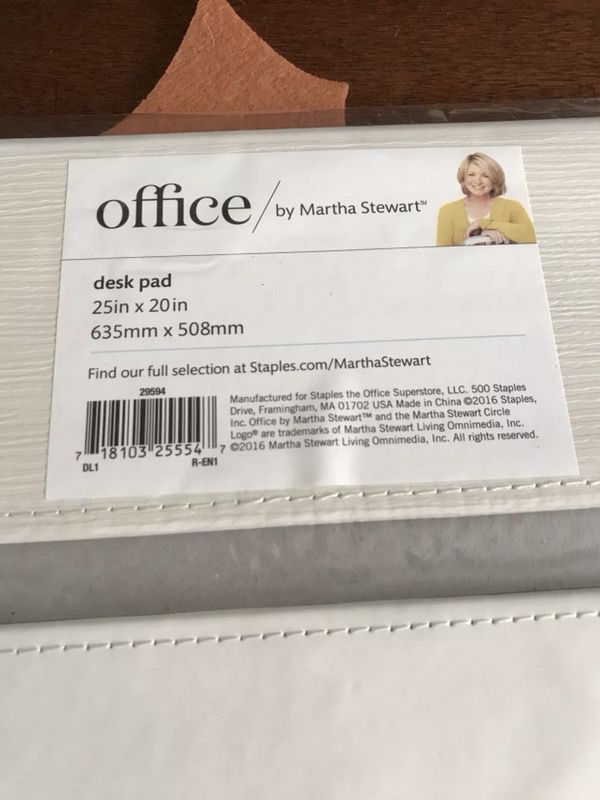 Office By Martha Stewart Medium Desk Pad New For Sale In