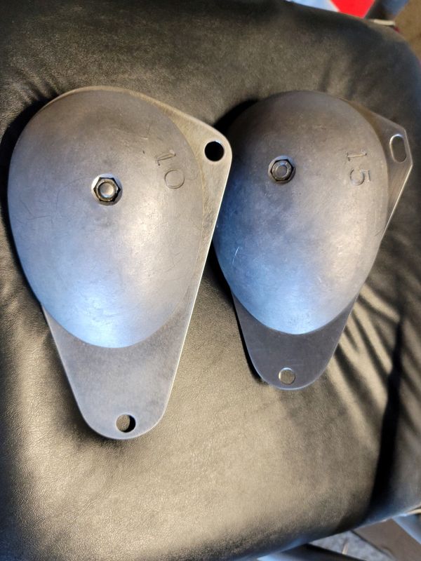 Downrigger balls, Drift boat Anchor's, Cannonball fishing weights