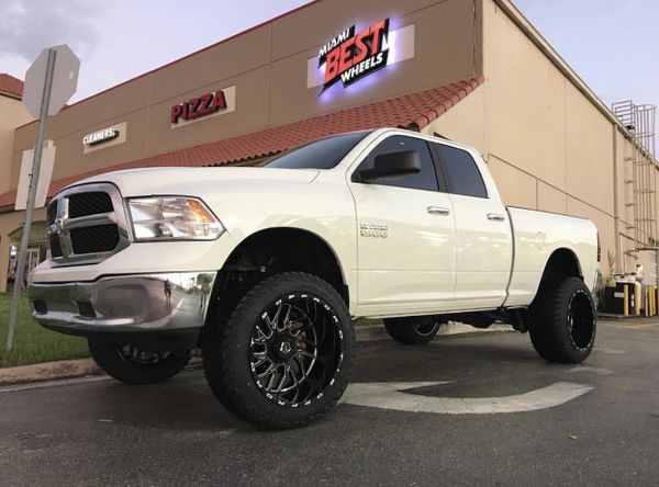 Ram 1500 package deal: 6” lift kit with 22x12 wheels and 35” tires for