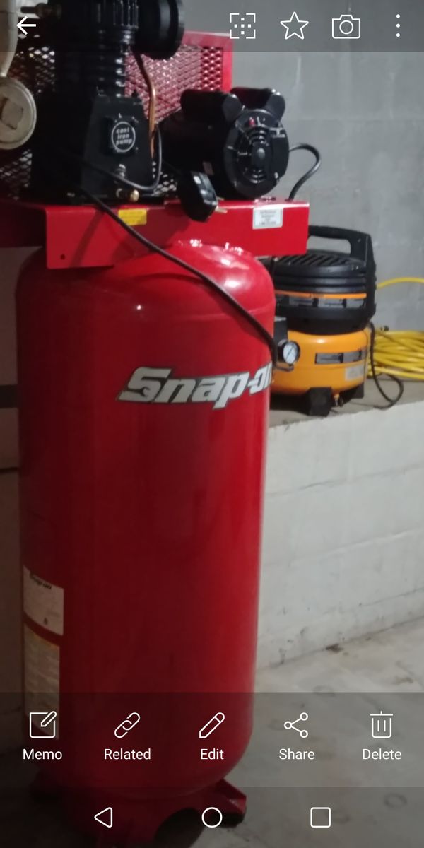 Snap On Air Compressor 30 Gallon