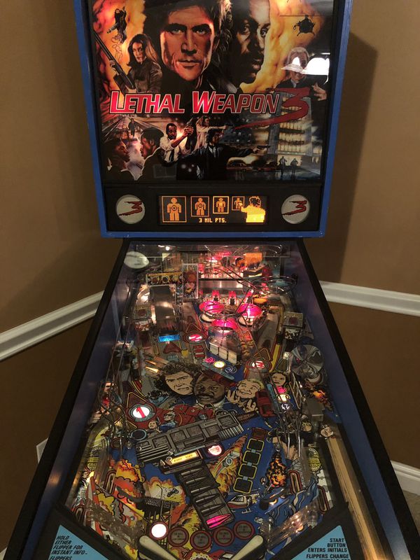 lethal weapon pinball for sale