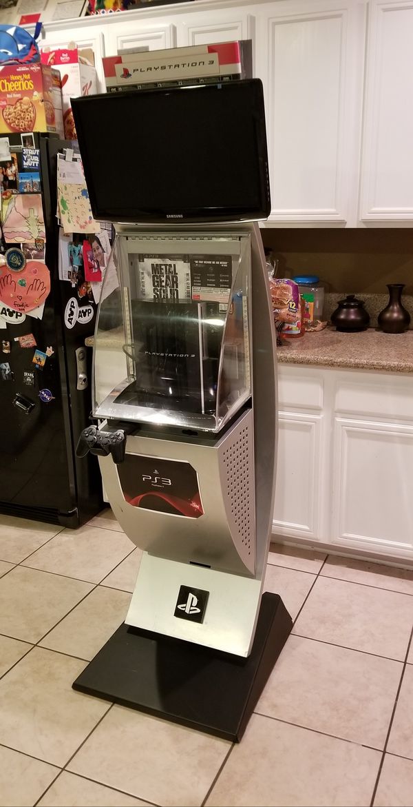 Amazing Sony Playstation 3 / Ps3 Official Console Kiosk Complete for