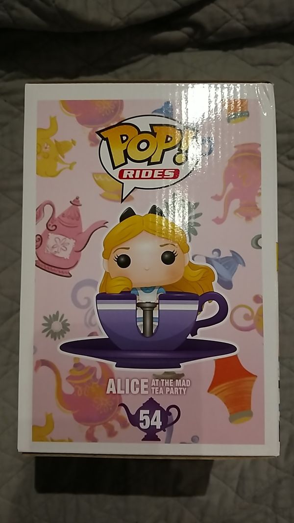 alice tea cup funko