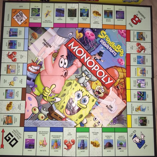spongebob monopoly junior spongebob monopoly junior