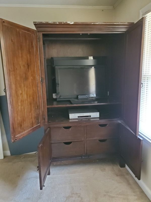 Pier 1 Imports Armoire and dresser for Sale in Raleigh, NC ...