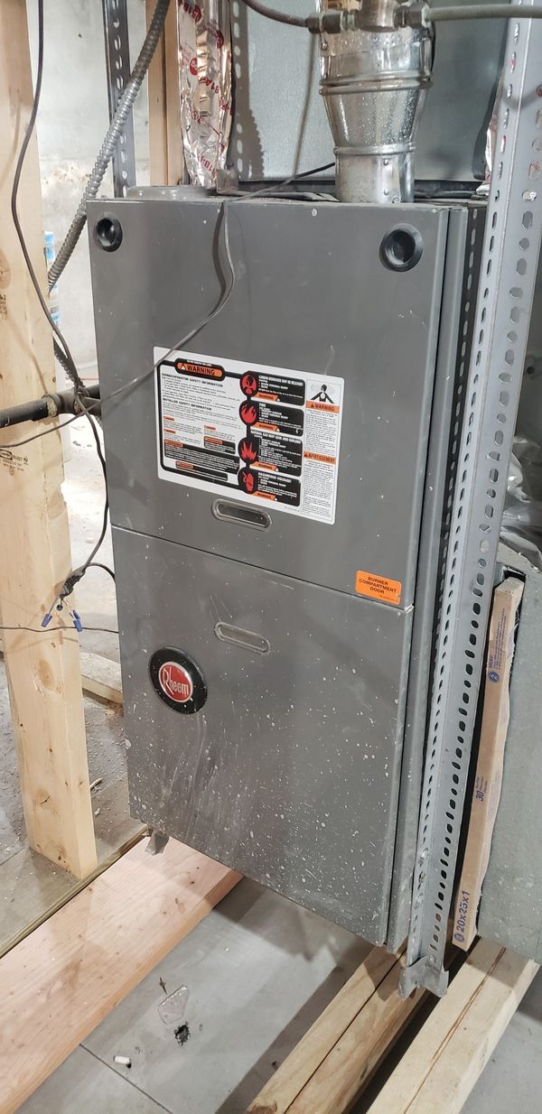 Rheem gas forced air furnace for Sale in Barrington, IL OfferUp