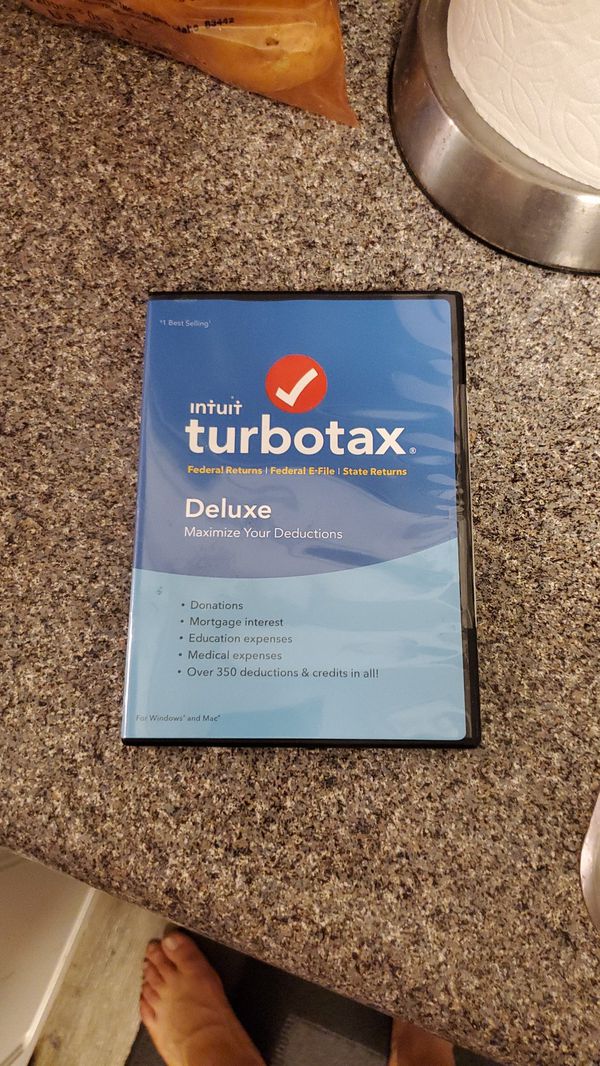 turbotax deluxe with state and efile