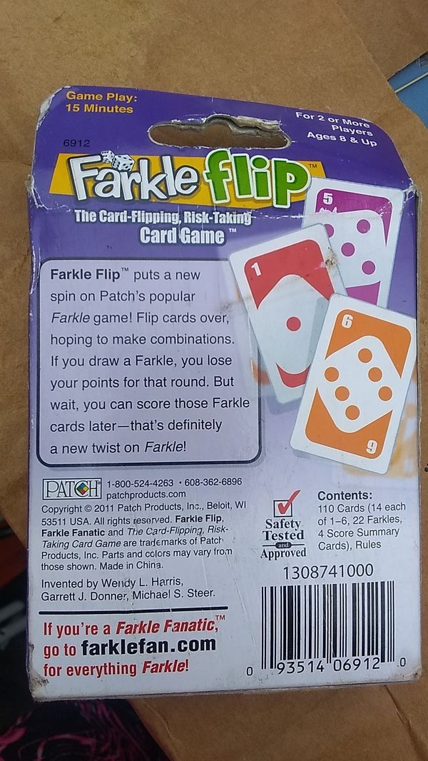 Farkle Flip card game for Sale in Everett, WA OfferUp