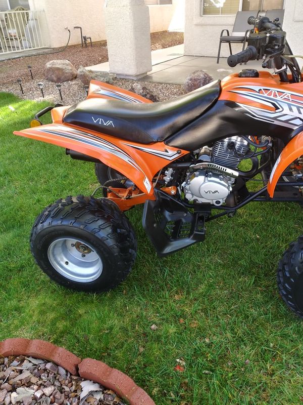 Brand New 250cc Quad ATV 4 Wheeler ( Racing Orange ) for ...