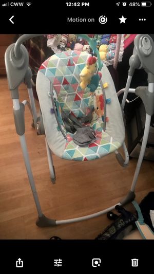 tall baby swing