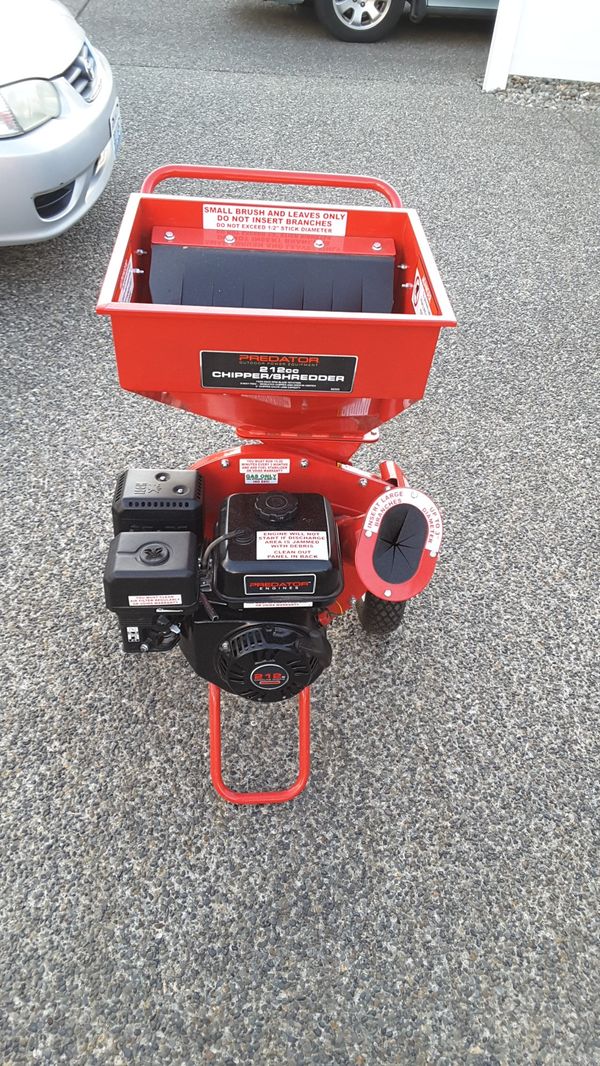 Predator Chipper/Shredder for Sale in Puyallup, WA - OfferUp