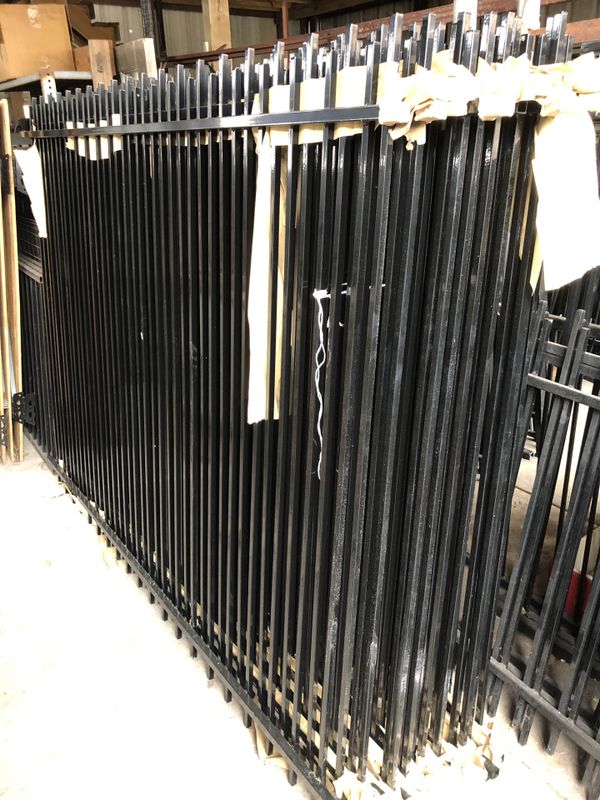 Iron fence panels/ 6x8/ powder coated for Sale in Houston, TX OfferUp
