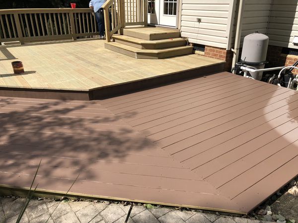 Deck Solid Stain brown “chestnut” for Sale in Chesapeake, VA - OfferUp