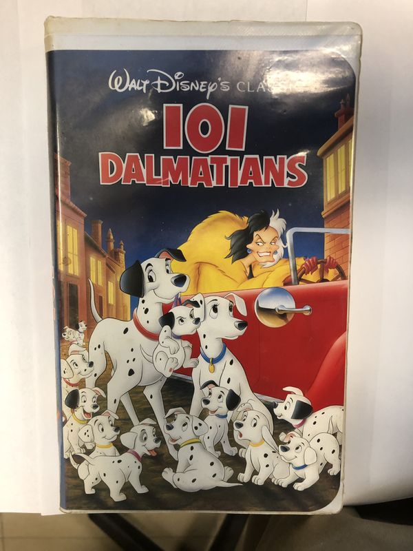 101 Dalmatians Walt Disney Classic VHS Tape RARE Black Diamond Version! for Sale in HALNDLE BCH