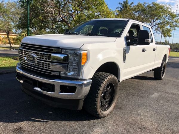 Lifted 2017 Ford Super Duty F-250 Turbo diesel dually clean title good ...