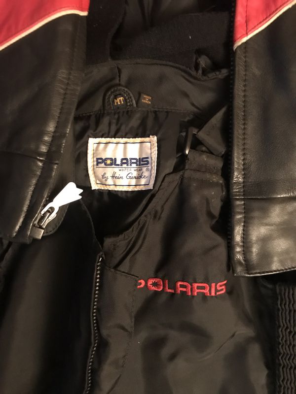 Men’s Size Medium Polaris Leather Snowmobile/motorcycle suit for Sale ...