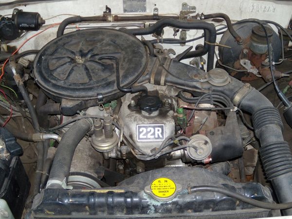 Rebuilt 22r Engine With 5 Speed Transmission For Sale In