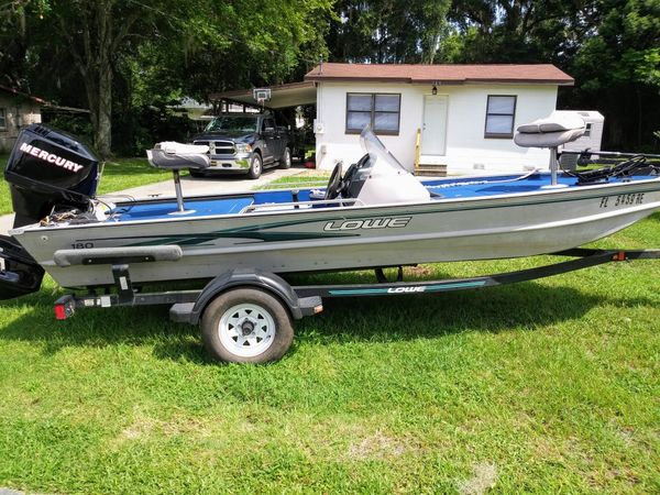 18 ft Lowe Bass Boat for Sale in Wildwood, FL - OfferUp