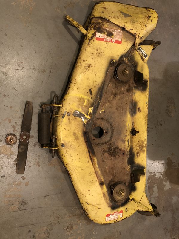 John Deere 140 mower deck parts for Sale in NC OfferUp