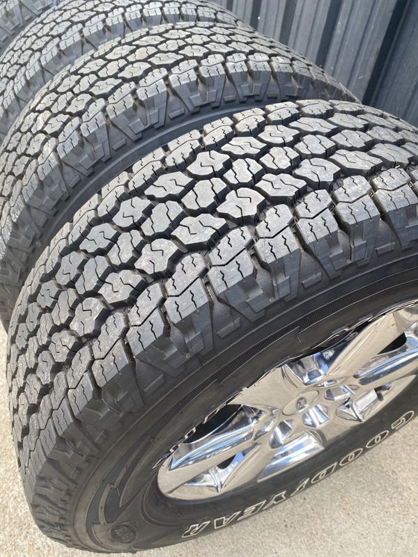 New take take offs ford f150 18 inch wheels and Goodyear wrangler all