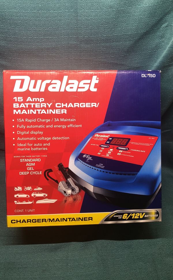 Duralast 15 Amp Battery Charger/Maintainer DL15D for Sale in Galloway
