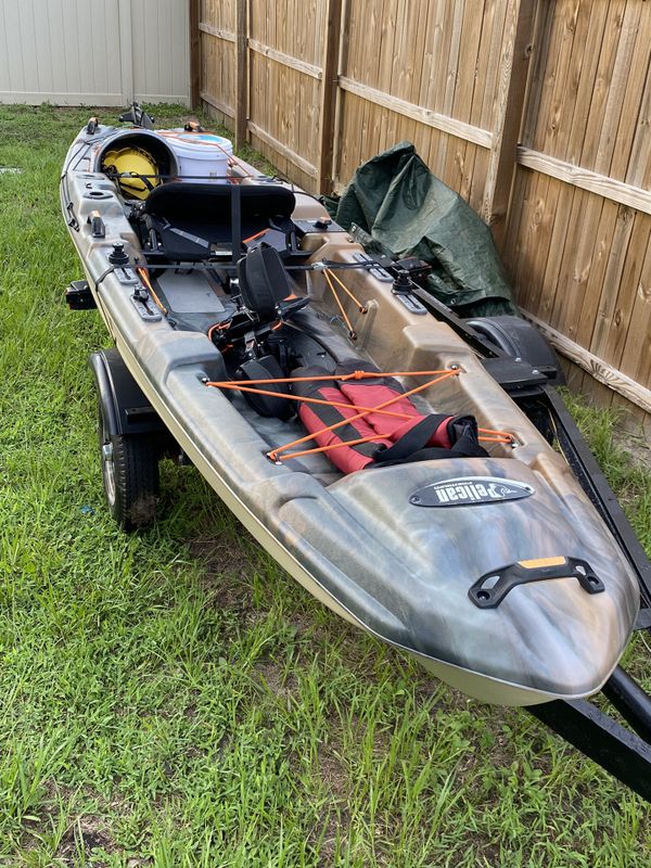 Pelican Catch 130HD with trailer and upgraded pedal drive. for Sale in ...