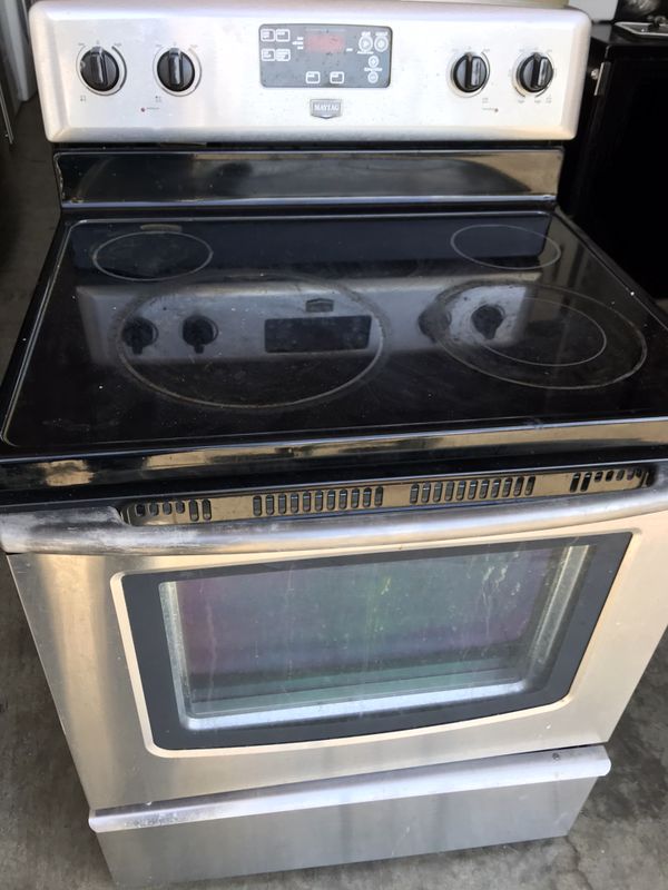 Maytag stainless steel ceramic glass top stove oven range DELIVERY for