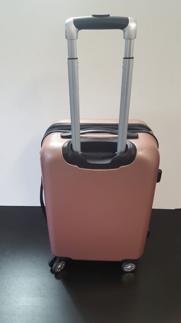 rose gold london fog luggage
