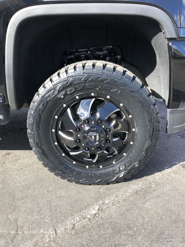 Chevy gmc ford dodge dually lift kit wheels and tires combos for Sale