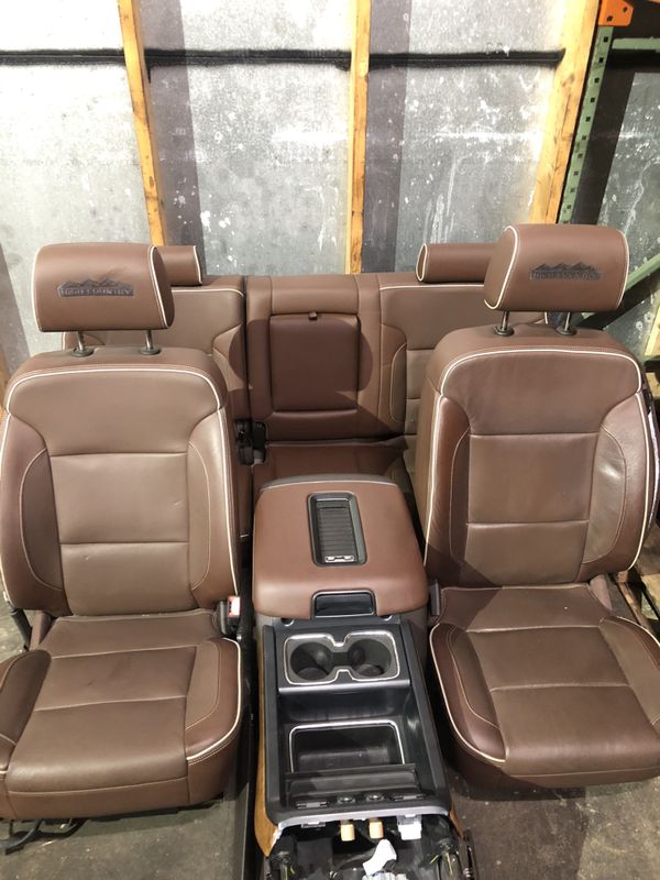 Complete High country interior set for 14 thru 18 Chevy Silverado crew