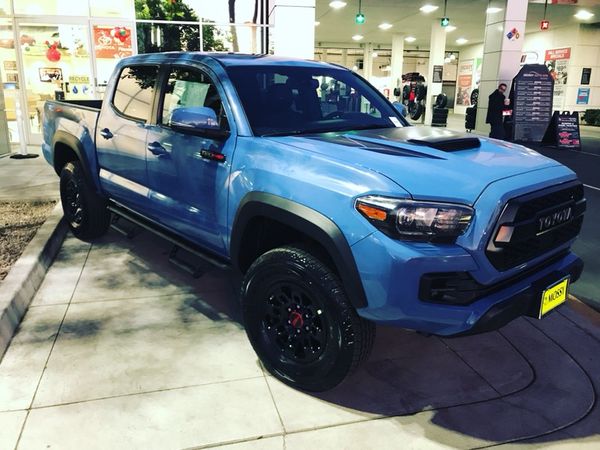 Calvary Blue Toyota Tacoma Trd Pro