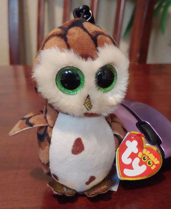 sammy the great horned owl beanie boo