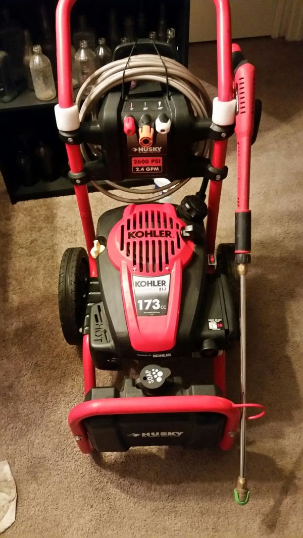 HUSKY 2600 PSI POWER WASHER KOHLER COURAGE XT-7 173CC OHV for Sale in ...