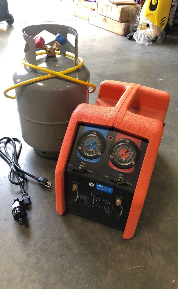 HVAC AC Refrigerant Freon recovery Machine mini split r410a r134a with