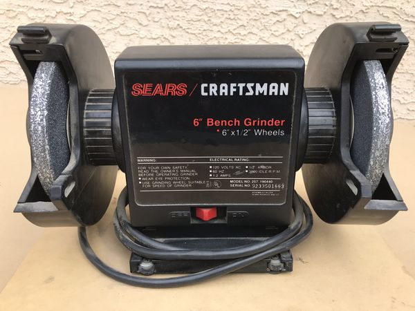 SEARS CRAFTSMAN 6” Bench Grinder for Sale in Phoenix, AZ - OfferUp