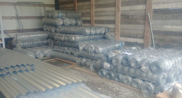 Galvanized metal roofing/wire field fencing/chain link ...