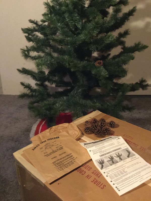 Vintage rare woods sprite scotch pine Christmas tree . for Sale in