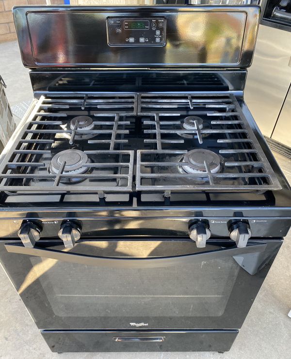 Whirlpool Black Gas Stove for Sale in Moreno Valley, CA OfferUp