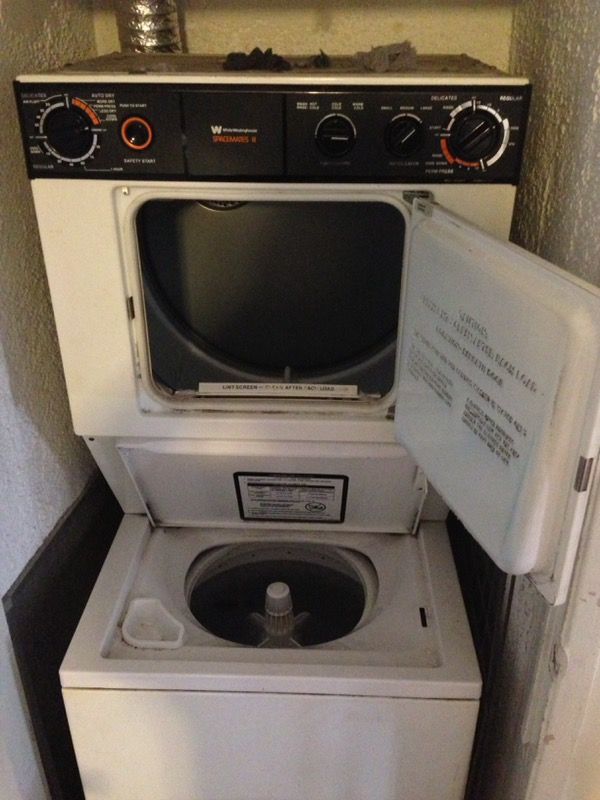 White Westinghouse Washer Dryer Combo