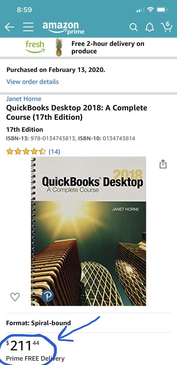 quickbooks 2018 desktop a complete course