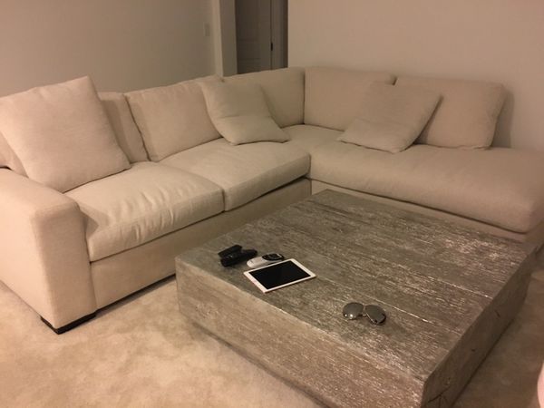 Zgallerie Z Gallerie Del Mar Sectional Right Arm Chaise Sofa Couch For In Miramar Fl Offerup