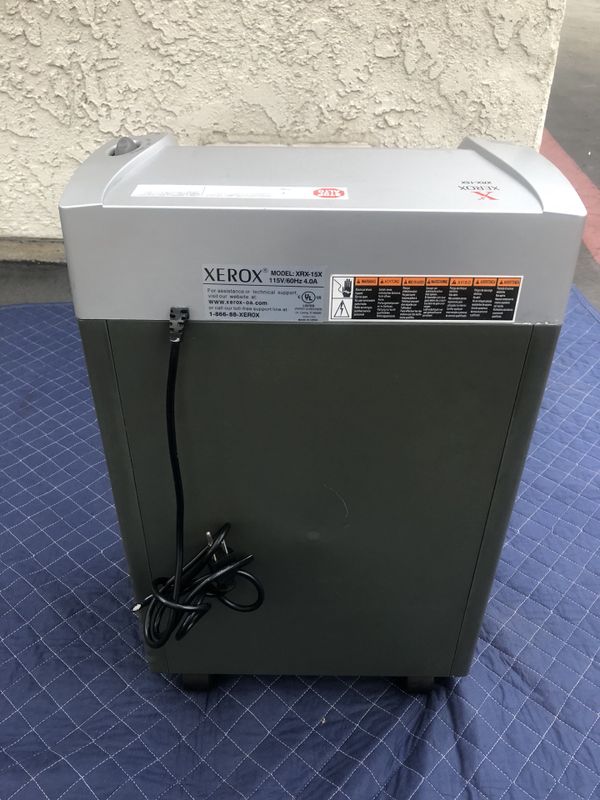 Xerox paper shredder XRX15X for Sale in Anaheim, CA OfferUp