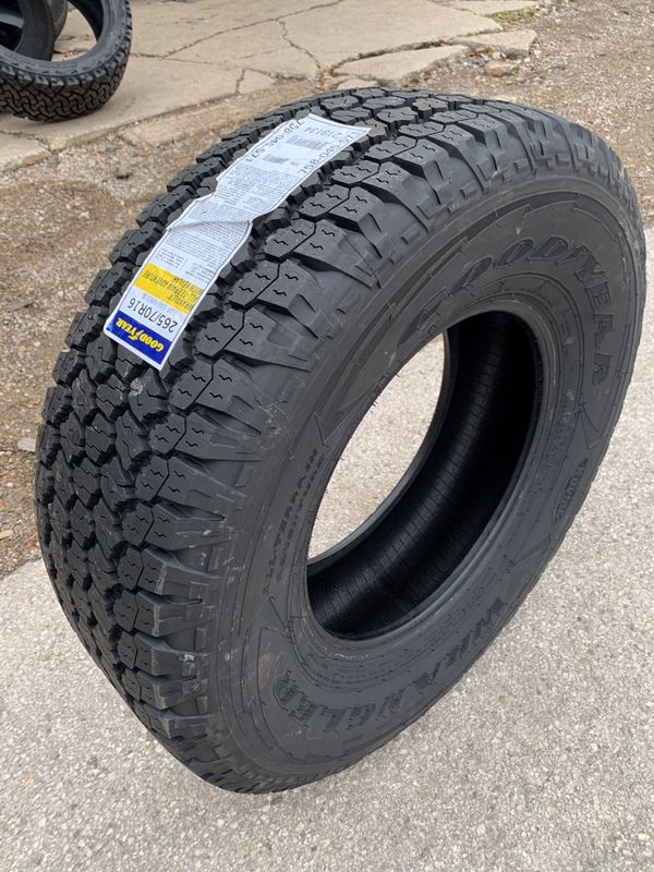 New Goodyear Wrangler All Terrain Tires 265/70R16 AllTerrain Tire with