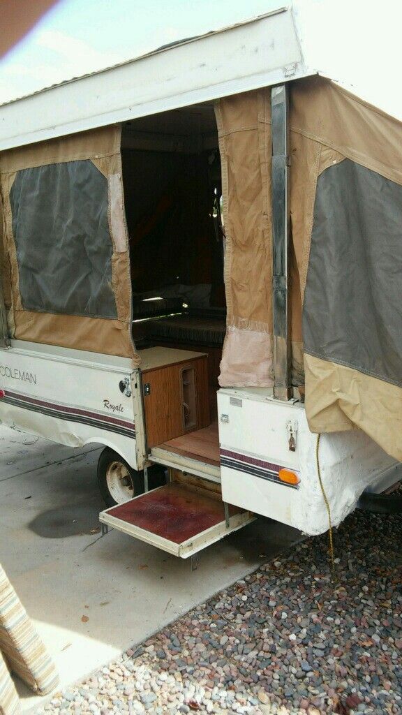 1985 coleman pop up camper canvas replacement