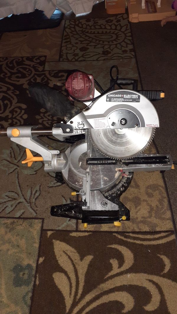 Chicago Electric Power Tools 12" Double-Bevel Sliding Compound Miter