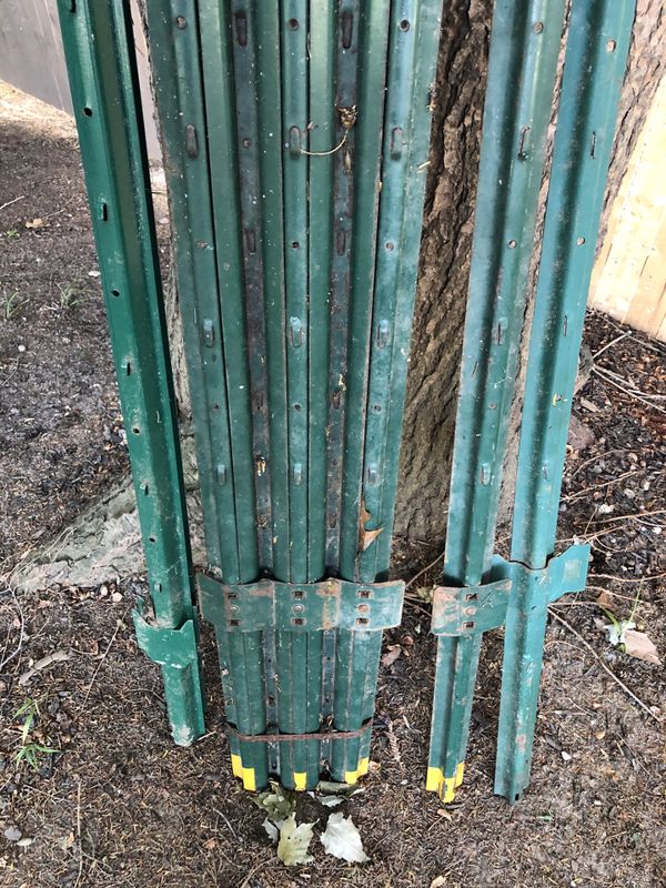 Green Metal Heavy Duty Fence UPost for Sale in Enfield, CT OfferUp