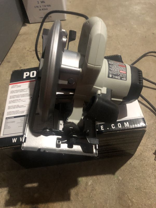 Used PORTERCABLE 71/4in 15Amp Corded Circular Saw with Steel Shoe for Sale in Fair Lawn, NJ