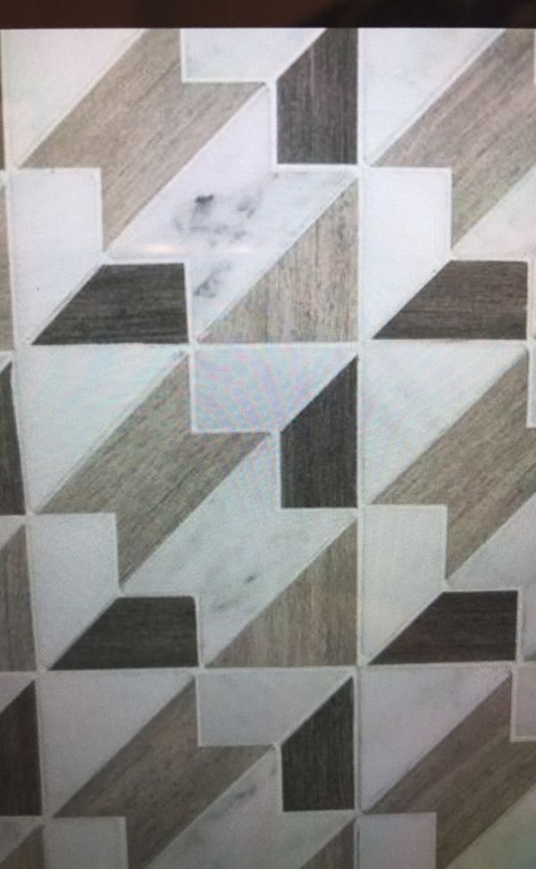 Viviano Marmo Houndstooth Carrara Blend Marble Mosaic For In Open In The Appcontinue To Mobile Website