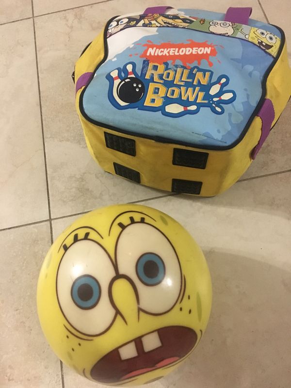 Nickelodeon Sponge Bob SpongeBob Square Pants Bowling Ball Kids 8 lbs