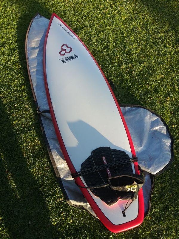 AL Merrick Channel Island Flyer Epoxy 6'8" Surfboard with Dakine